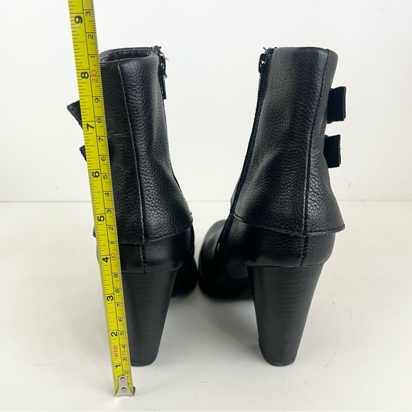 BOC Trapise Ankle Booties Boots Black Leather Side Zip Size 6 / 36.5 - Picture 7 of 16